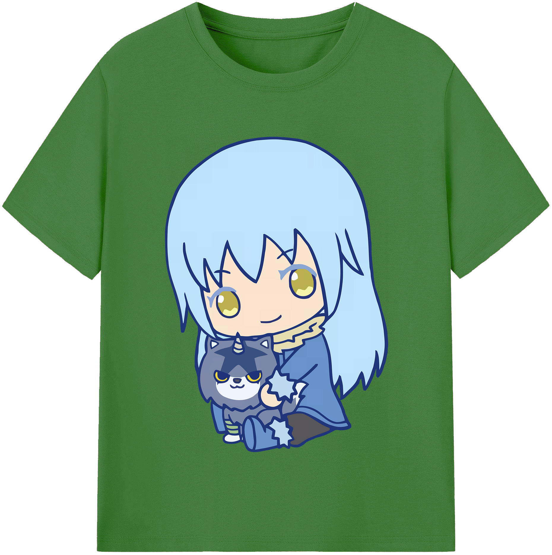 （画像用） 転スラ Regarding Reincarnated to Slime レディースカジュアルプリントTシャツ（綿100％）